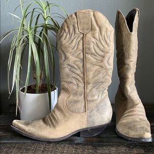 Cathy Jean Leather Cowboy Boots